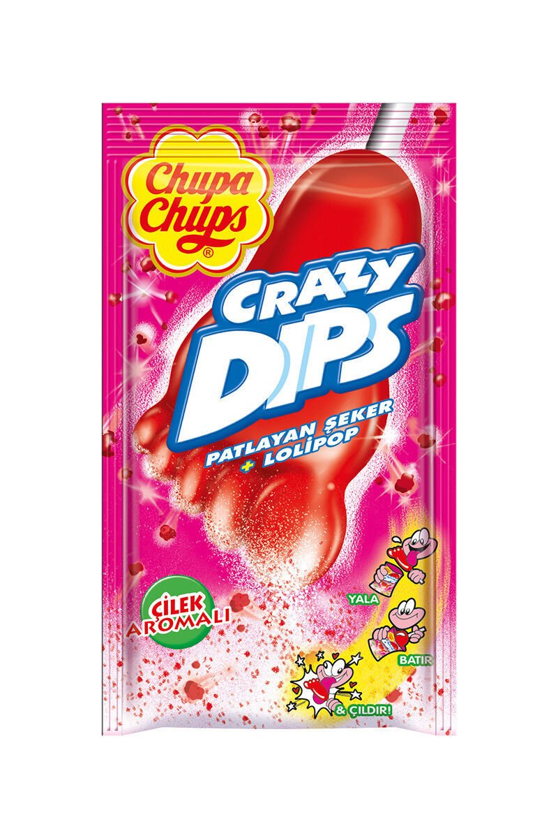 CHUPA CHUPS 16GR CRAZY DIPS CILEK - Kalafatlar Sanal Market - Ordu