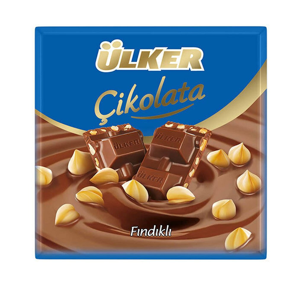 Ülker Fındıklı Kare Çikolata 65 gr Kalafatlar Sanal Market Ordu