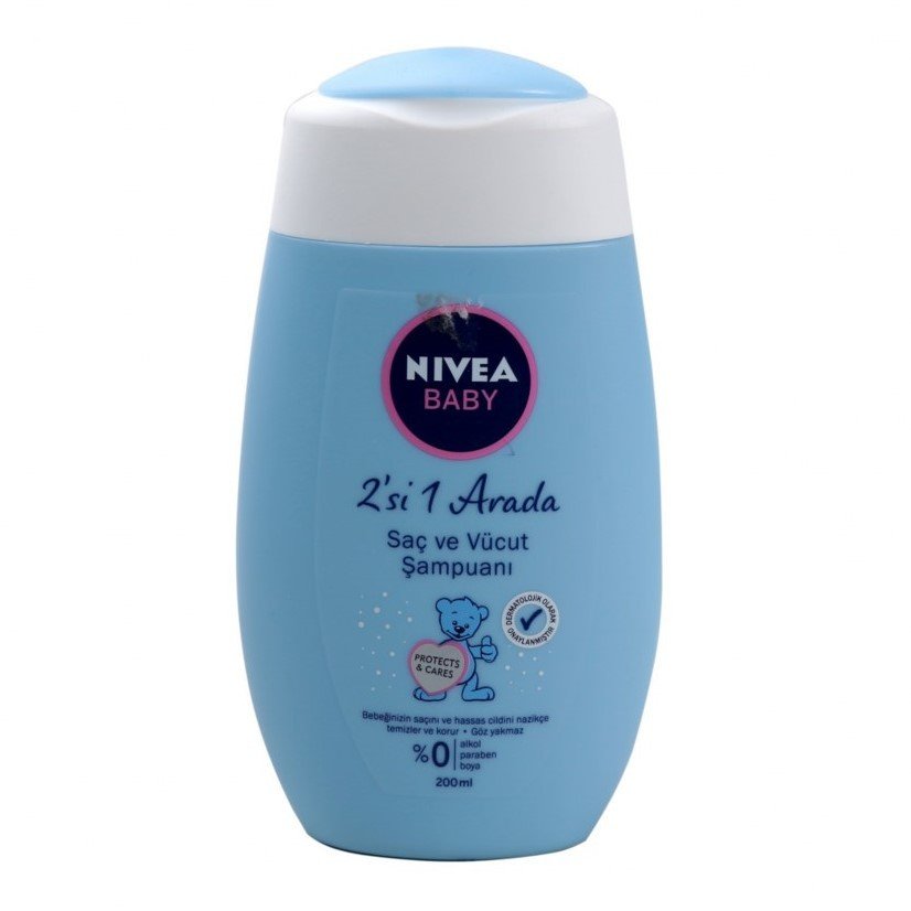 Nivea Baby Saç ve Vücut Şampuanı Bebek 200 ml Bebek Şampuanları