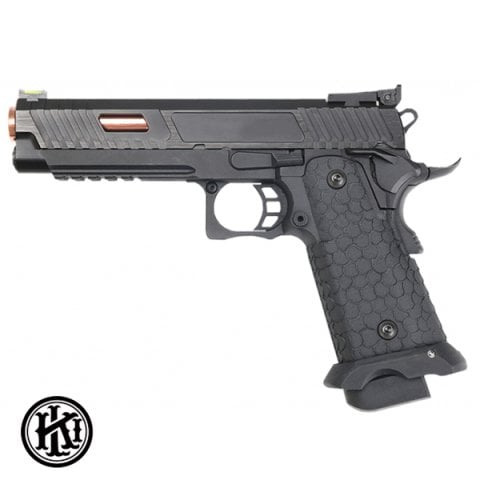 KLI HI-CAPA JW3 5.1 BABAYAGA CO2 BLOWBACK HAVALI TABANCA - ÇELİK BB - SİYAH