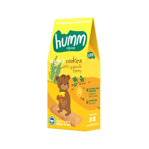 Humm Organik Kinoalı ve Ballı Kurabiye ( 55 g )Humm Organik Kinoalı ve