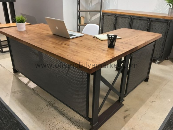 Kütük Ofis Masası Kütük Ofis Masası