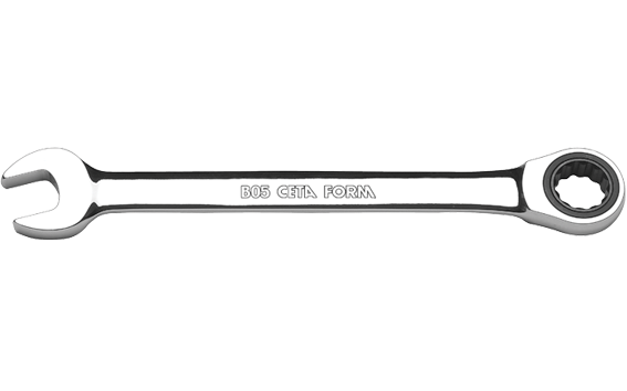 CETA FORM B05-30 C-Gear Cırcırlı Kombine Anahtar 30 mm (Düz) CETA FORM B05-30 C-Gear Cırcırlı Kombine Anahtar 30 mm (Düz)