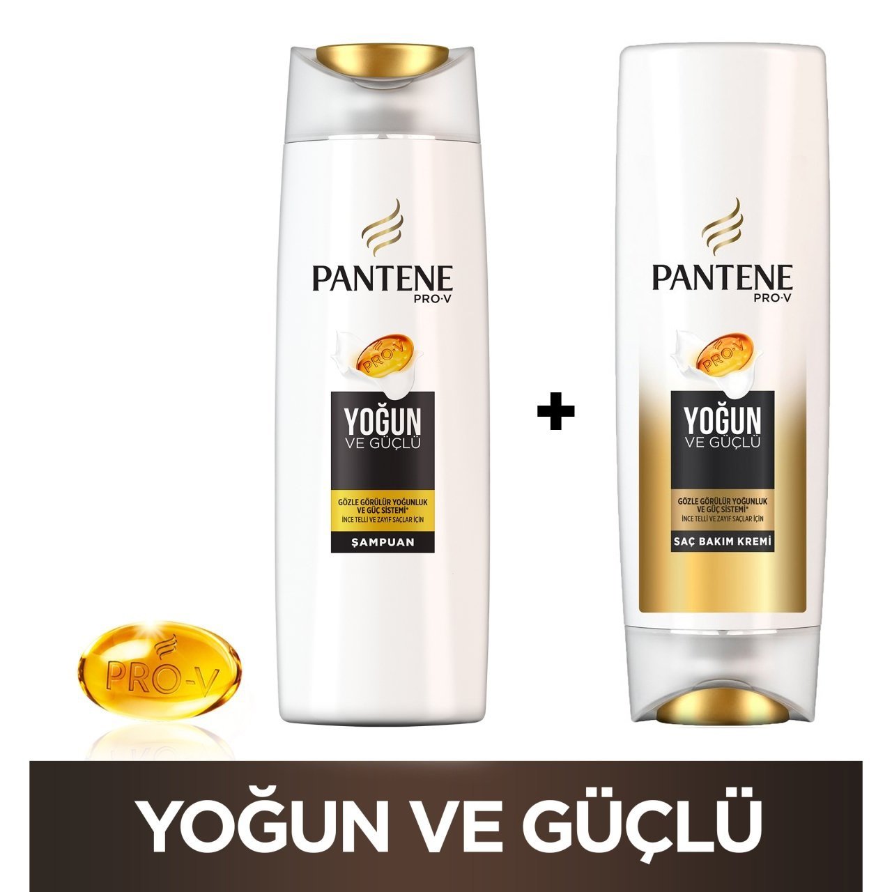 Pantene Yogun Ve Guclu Sampuan 550 Ml Sac Kremi 550 Ml