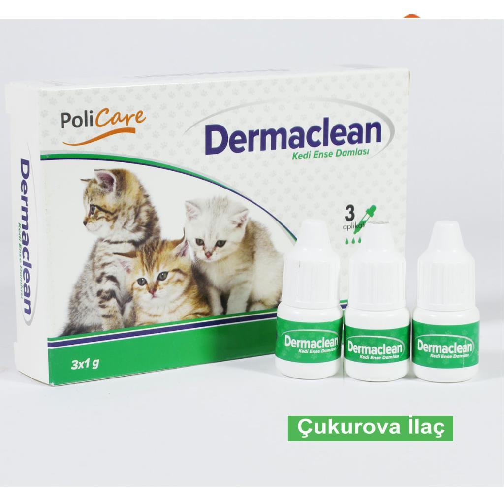 Dermaclean Bit Pire Kene İçin Kedi Ense Damlası 3�lü Paket 3x1 gr