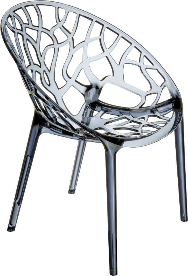 Siesta Crystal 4�lü Sandalye Gri TransparanSiestaSiesta