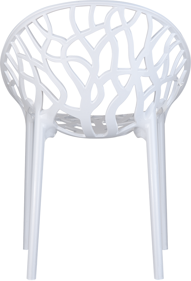 Siesta Crystal 4lü Sandalye Parlak BeyazSiestaSiesta