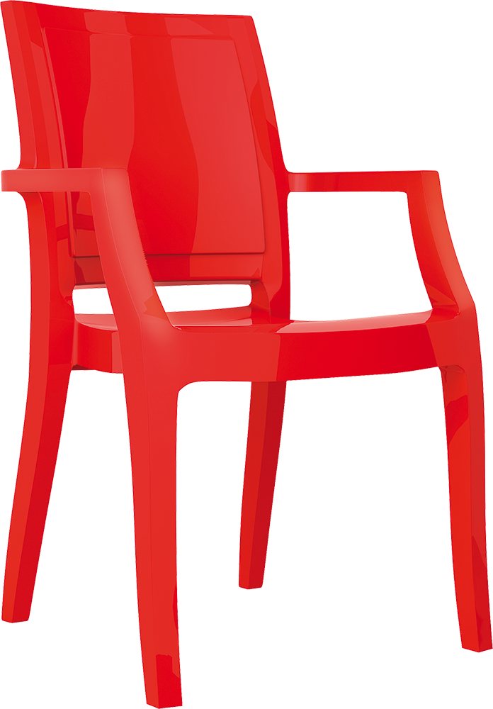 Siesta Arthur 4lü Sandalye Parlak KırmızıSiestaSiesta