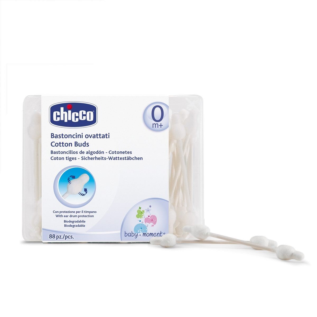 Chicco Emniyetli Kulak Temizleme Çubuğu 0 Ay+ 90 Adet