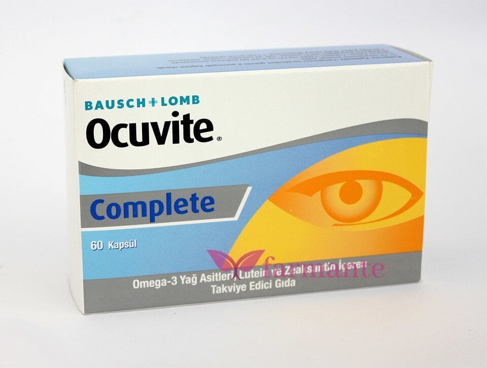 Ocuvite Complete Bausch Lomb 60 Kapsul 115 00 Tl Goz Sagligi Icin Ocuvite Complete Bausch Lomb 60 Kapsul 115 00 Tl Goz Sagligi Icin