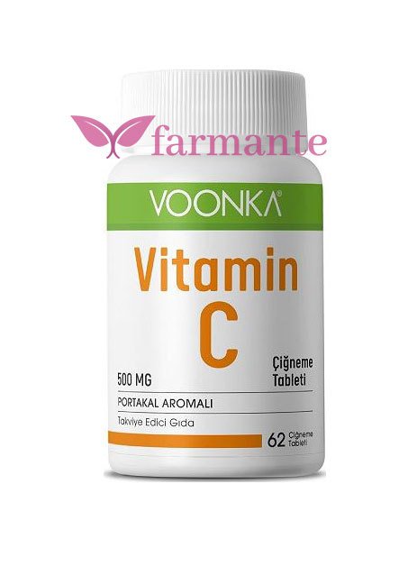 Voonka Vitamin C 500 Mg 62 Cigneme Tableti 41 12 Tl