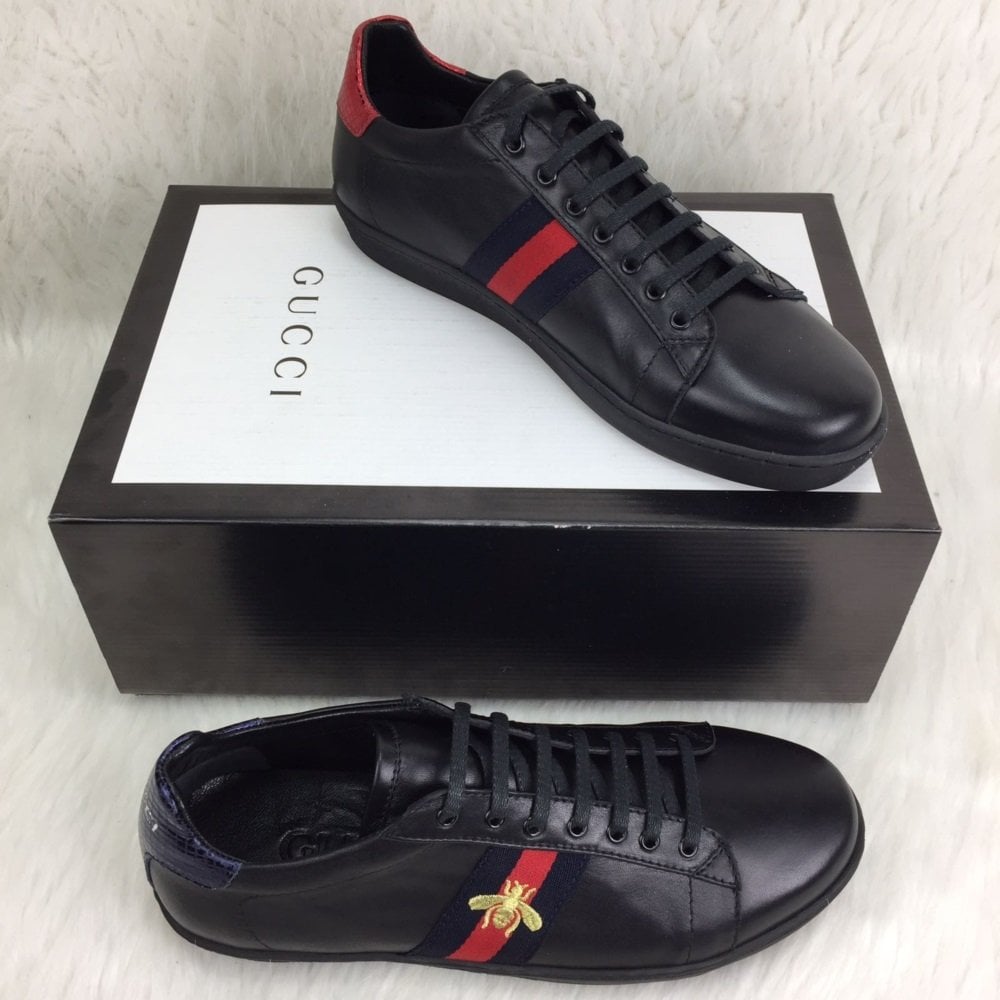 Gucci Ace Ayakkabi Kirmizi Erkek Outlet Azpara
