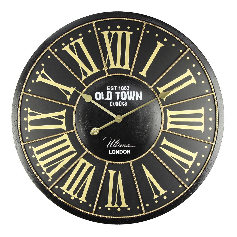 Regal Ultima 2671 B Ferforje Süslemeli Metal Kasa Duvar Saati ULTIMA