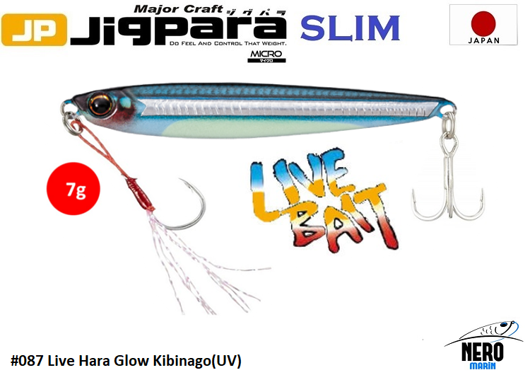 Mc Jigpara Micro Slim Jpmsl 7gr 87 Live Haraglow Kibinago Uv 8260