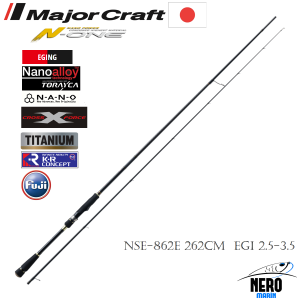 MC N-One NSE-862E Eging Spin Kamış 262cm EGI 2.5-3.5