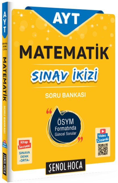AYT Matematik Sınav İkizi Soru Bankası Şenol Hoca Yayınları, Şenol Hoca