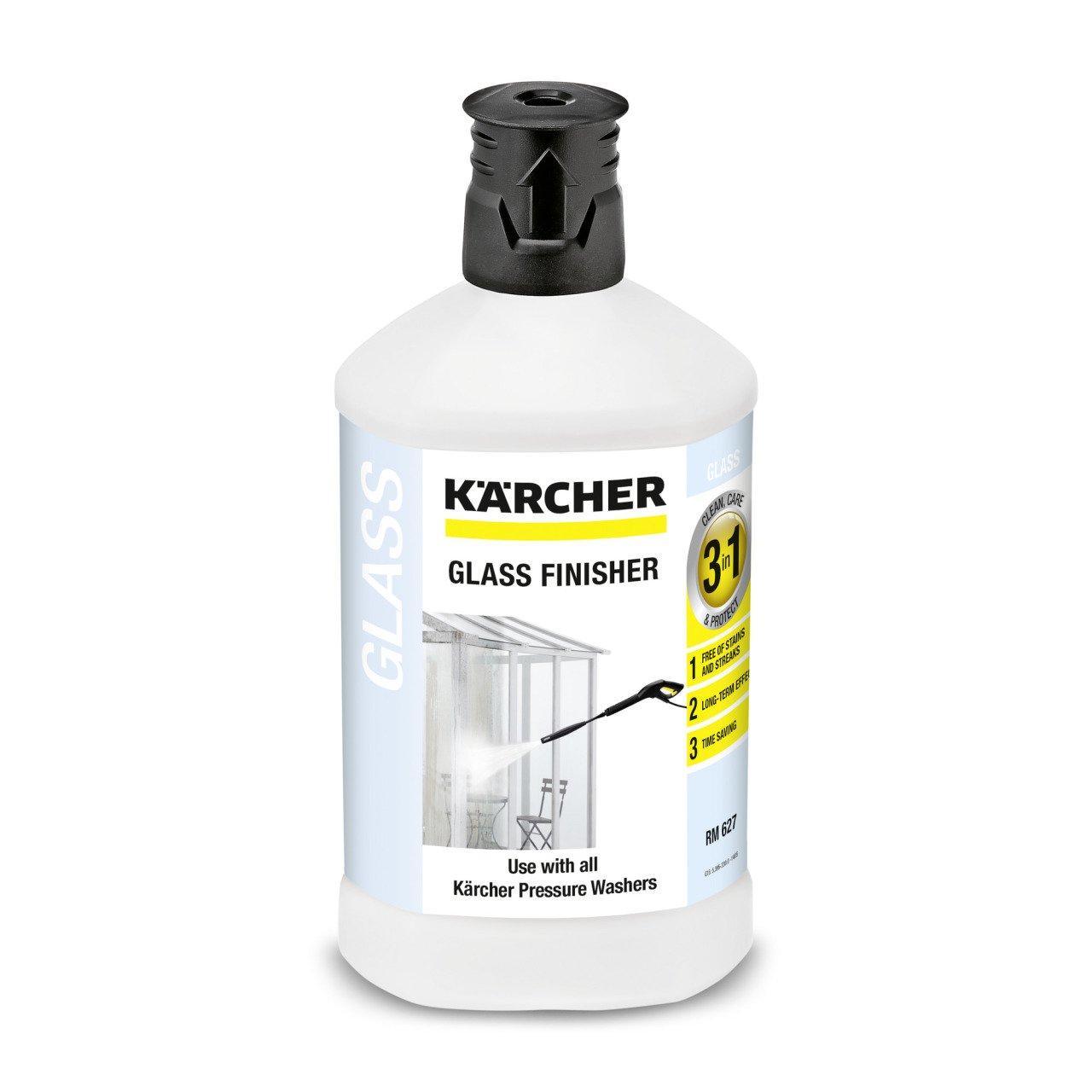 Karcher Basınçlı Yıkama Makineleri için Cam Temizleme Deterjanı 1 litre