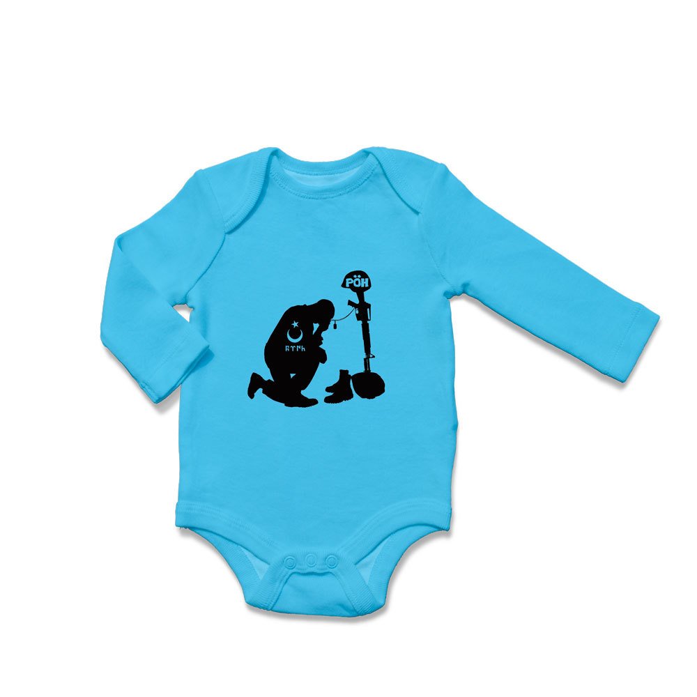 Pöh Askeri Uzun Kol Bebek Zıbın