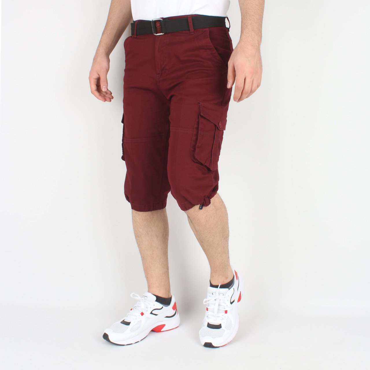 Men S Casual Long Length Cargo Shorts Multi Pocket Cotton Hot Breeches Capri Pants Tactical Military Shorts Cropped Trousers 5xl Casual Shorts Aliexpress