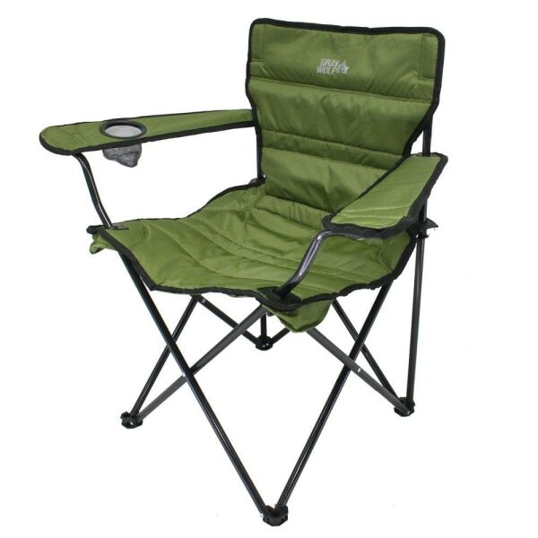GrayWolf Quatro Bardaklı Katlanır Kamp Sandalyesi (Yeşil)