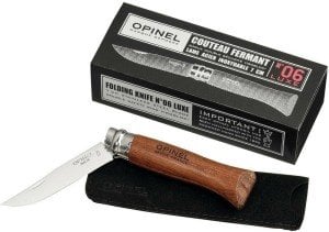 OPINEL INOX NO:6 BUBİNGA SAPLI KUTULU ÇAKI