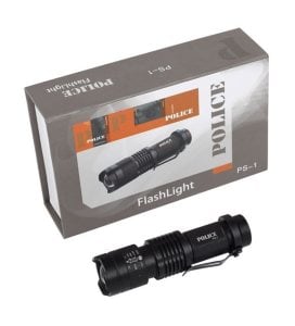 Police PS-1 El Feneri Kit Pil+Şarj Led Işık Yaban Av Malzemeleri