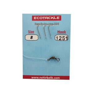 Ecotackle Fırdöndülü Yemli Takım 1251 3 İğne_0