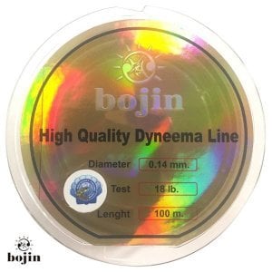 BOJIN Dyneema İp Misina 100 m - 0.14 mm Renk:Yeşil