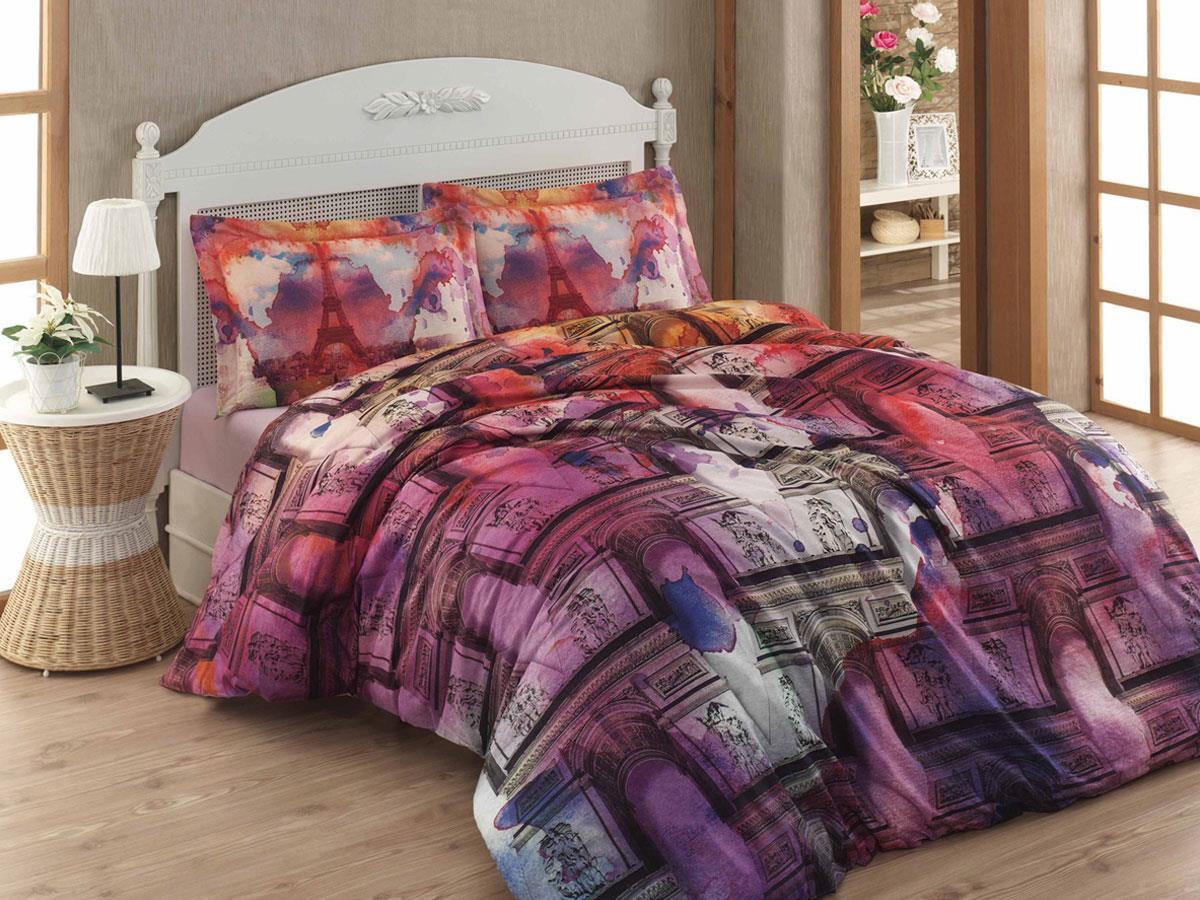 Colors Of Fashion Victoire Mor Ranforce Nevresim Takimi Cift Kisilik