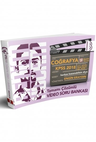 Benim Hocam 2018 KPSS Coğrafya Video Soru Bankası Çözümlü Engin ERAYDIN Benim Hocam Yayınları Benim Hocam 2018 KPSS Coğrafya Video Soru Bankası Çözümlü Engin ERAYDIN Benim Hocam Yayınları