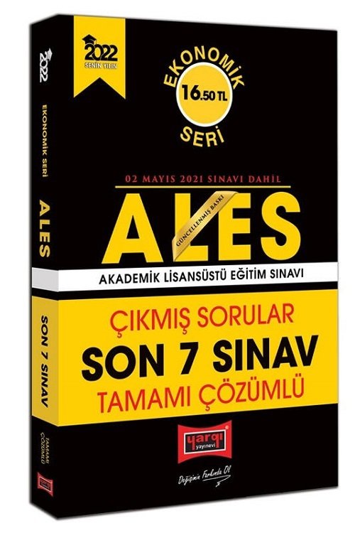 Yargı 2022 ALES Çıkmış Sorular Son 7 Sınav Çözümlü Ekonomik Seri Yargı Yayınları Yargı 2022 ALES Çıkmış Sorular Son 7 Sınav Çözümlü Ekonomik Seri Yargı Yayınları