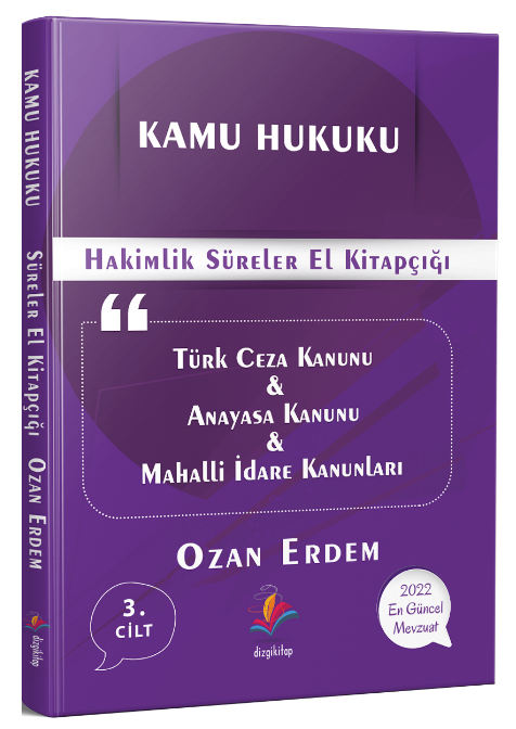Dizgi Kitap Kamu Hukuku Süreler Kitabı - Ozan Erdem Dizgi Kitap Dizgi Kitap Kamu Hukuku Süreler Kitabı - Ozan Erdem Dizgi Kitap