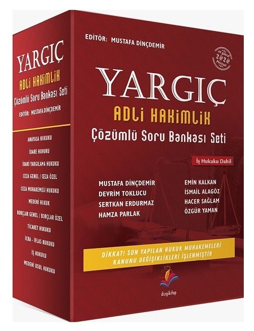 Dizgi Kitap 2020 YARGIÇ Adli Hakimlik Soru Bankası Seti Çözümlü Dizgi Kitap Dizgi Kitap 2020 YARGIÇ Adli Hakimlik Soru Bankası Seti Çözümlü Dizgi Kitap