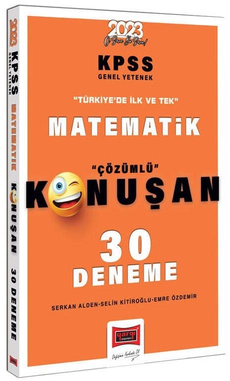 Yargı 2023 KPSS Matematik Konuşan 30 Deneme Çözümlü - Serkan Alden Yargı Yayınları