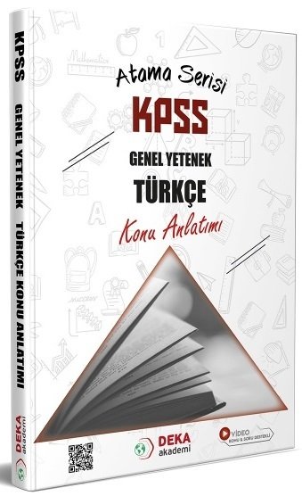 Deka Akademi 2022 KPSS Türkçe Atama Serisi Konu Anlatımı Deka Akademi Yayınları Deka Akademi 2022 KPSS Türkçe Atama Serisi Konu Anlatımı Deka Akademi Yayınları