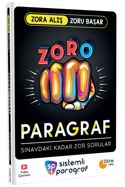 Sistemli Paragraf Tüm Sınavlar İçin Paragraf Zoro Soru Bankası Sistemli Paragraf Yayınları Sistemli Paragraf Tüm Sınavlar İçin Paragraf Zoro Soru Bankası Sistemli Paragraf Yayınları