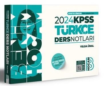 Benim Hocam 2024 KPSS Türkçe Ders Notları - Yelda Ünal Benim Hocam Yayınları Benim Hocam 2024 KPSS Türkçe Ders Notları - Yelda Ünal Benim Hocam Yayınları