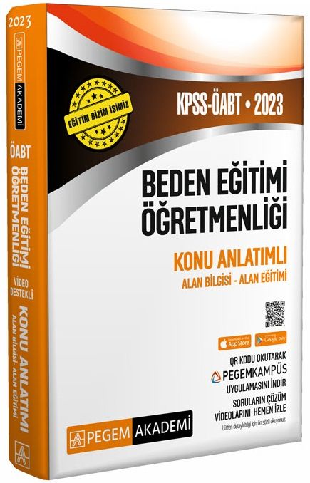 Pegem 2023 ÖABT Beden Eğitimi Öğretmenliği Konu Anlatımlı Pegem Akademi Yayınları Pegem 2023 ÖABT Beden Eğitimi Öğretmenliği Konu Anlatımlı Pegem Akademi Yayınları