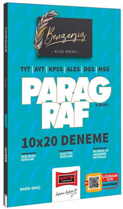 Yargı TYT AYT KPSS ALES DGS MSÜ Benzersiz Paragraf 10x20 Deneme Klas Serisi Yargı Yayınları Yargı TYT AYT KPSS ALES DGS MSÜ Benzersiz Paragraf 10x20 Deneme Klas Serisi Yargı Yayınları