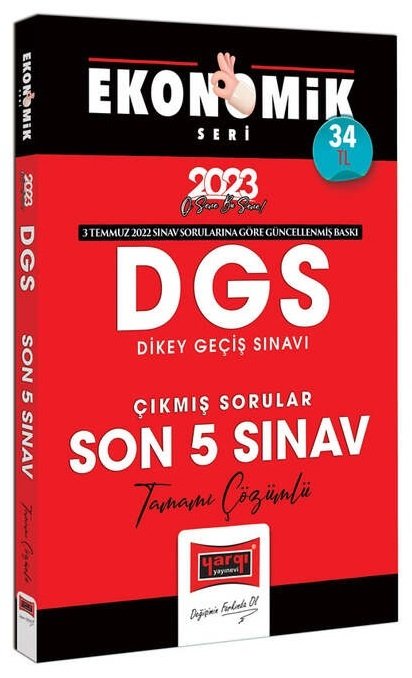 Yargı 2023 DGS Çıkmış Sorular Son 5 Sınav Çözümlü Ekonomik Seri Yargı Yayınları Yargı 2023 DGS Çıkmış Sorular Son 5 Sınav Çözümlü Ekonomik Seri Yargı Yayınları