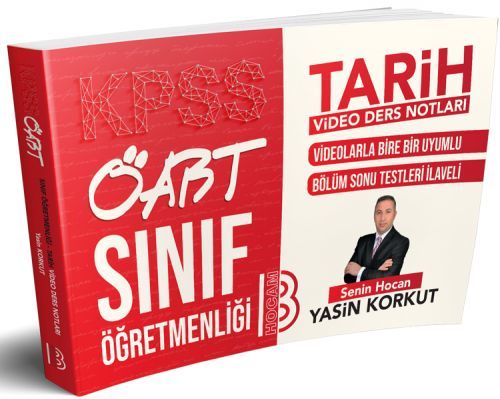 SÜPER FİYAT Benim Hocam 2020 ÖABT Sınıf Öğretmenliği TARİH Video Ders Notları Yasin Korkut Benim Hocam Yayınları SÜPER FİYAT Benim Hocam 2020 ÖABT Sınıf Öğretmenliği TARİH Video Ders Notları Yasin Korkut Benim Hocam Yayınları