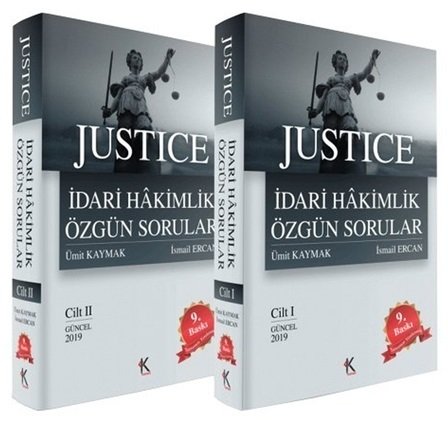 SÜPER FİYAT Kuram Justice İdari Hakimlik Özgün Sorular Soru Bankası 2 Cilt Set 9. Baskı - Ümit Kaymak İsmail Ercan Kuram Kitap