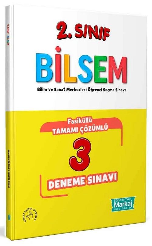 Markaj 2. Sınıf BİLSEM Hazırlık 3 Fasikül Deneme Markaj Yayınları Markaj 2. Sınıf BİLSEM Hazırlık 3 Fasikül Deneme Markaj Yayınları