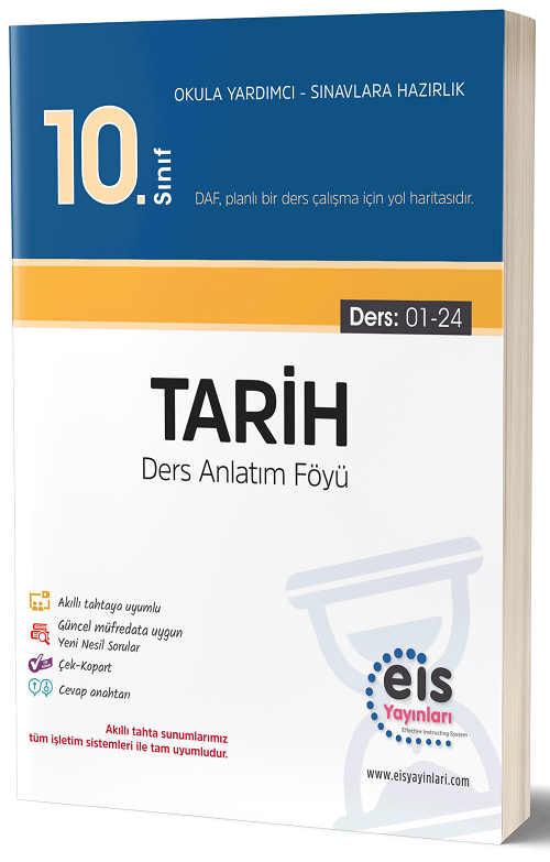 Eis Yayınları 10. Sınıf Tarih DAF Ders Anlatım Föyü Eis Yayınları Eis Yayınları 10. Sınıf Tarih DAF Ders Anlatım Föyü Eis Yayınları