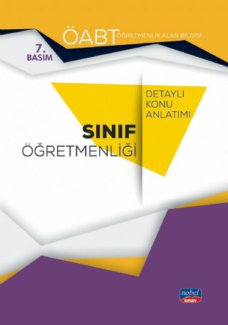 Nobel ÖABT Sınıf Öğretmenliği Konu Anlatımı Nobel Sınav Yayınları Nobel ÖABT Sınıf Öğretmenliği Konu Anlatımı Nobel Sınav Yayınları