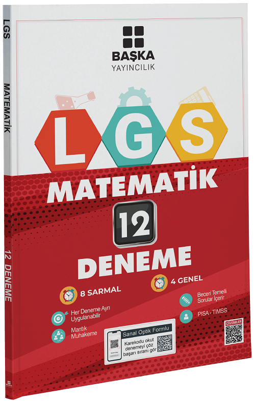 Başka 8. Sınıf LGS Matematik 12 Deneme Başka Yayınları