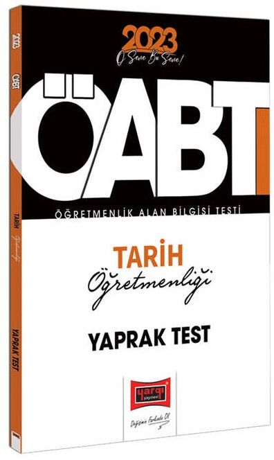 Yargı 2023 ÖABT Tarih Öğretmenliği Yaprak Test Yargı Yayınları Yargı 2023 ÖABT Tarih Öğretmenliği Yaprak Test Yargı Yayınları