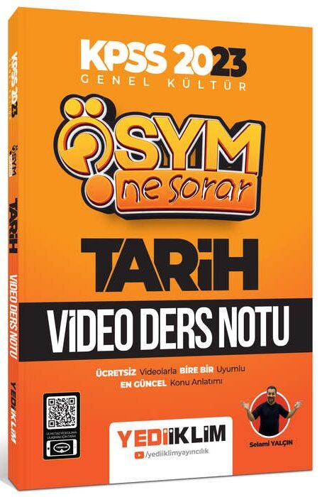 Yediiklim 2023 KPSS Tarih ÖSYM Ne Sorar Video Ders Notu - Selami Yalçın Yediiklim Yayınları Yediiklim 2023 KPSS Tarih ÖSYM Ne Sorar Video Ders Notu - Selami Yalçın Yediiklim Yayınları