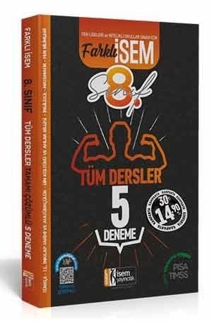 İsem 8. Sınıf Farklı İsem Tüm Dersler 5 Deneme İsem Yayıncılık İsem 8. Sınıf Farklı İsem Tüm Dersler 5 Deneme İsem Yayıncılık