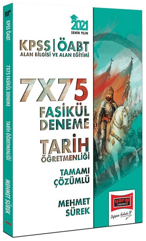 Yargı 2021 ÖABT Tarih Öğretmenliği 7x75 Deneme Çözümlü - Mehmet Sürek Yargı Yayınları